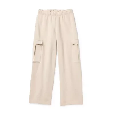 Thereabouts Little & Big Girls Wide Leg Cargo Pant