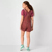 Thereabouts Little & Big Girls Shortalls