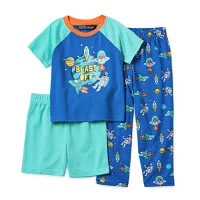 Jammers Kids Toddler Boys 3-pc. Pajama Set