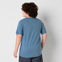 Thereabouts Little & Big Boys Crew Neck Short Sleeve Graphic T-Shirt