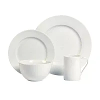 Tabletops Unlimited® Soleil Round Rim Porcelain 16-pc. Dinnerware Set