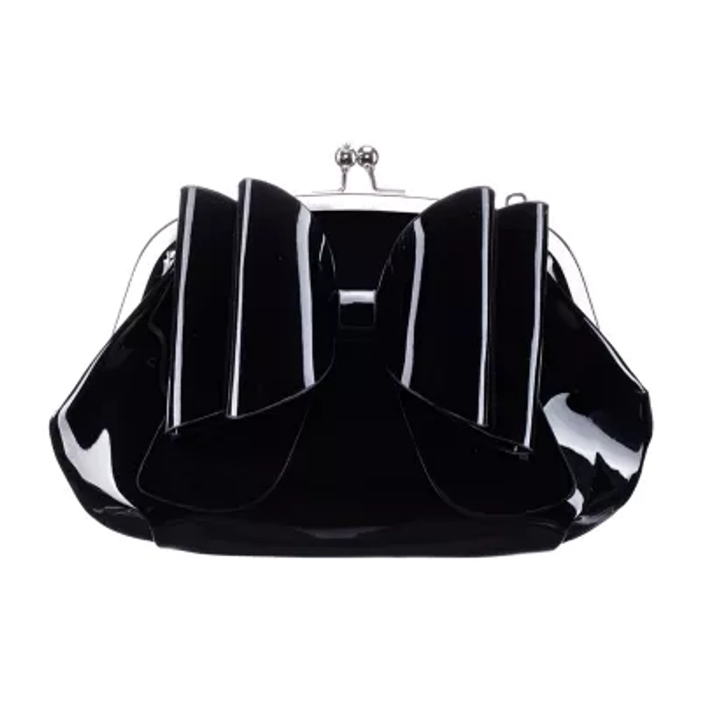N By Nina Bow Kiss Lock Clutch