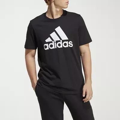 adidas Mens Crew Neck Short Sleeve T-Shirt