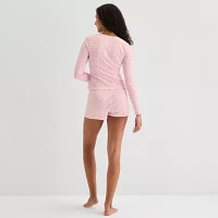 Arizona Body Womens Long Sleeve 2-pc. Pajama Sets