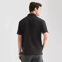 Stylus Mens Regular Fit Short Sleeve Button-Down Shirt