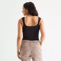 Arizona Womens Sleeveless Bodysuit Juniors