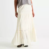 Arizona Womens Maxi Skirt - Juniors