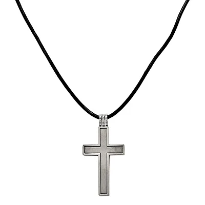Mens Titanium Cross Pendant