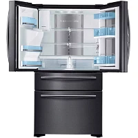 Samsung 22 cu. ft. Counter Depth 4-Door French Door Food Showcase Refrigerator