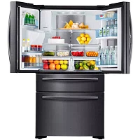 Samsung 22 cu. ft. Counter Depth 4-Door French Door Food Showcase Refrigerator