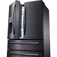 Samsung 22 cu. ft. Counter Depth 4-Door French Door Food Showcase Refrigerator