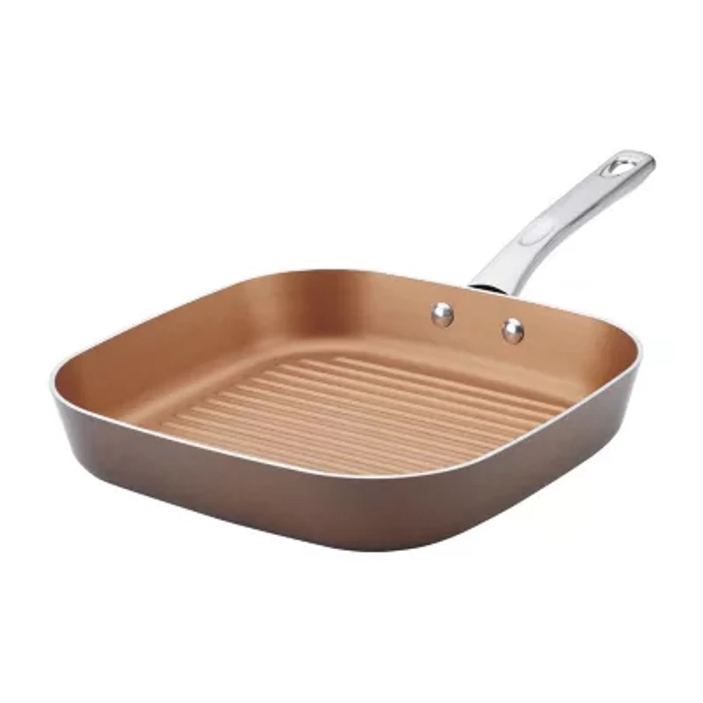 Ayesha Curry™ Home Collection 11.25" Deep Square Grill Pan