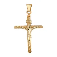 Unisex Adult 14K Gold Cross Pendant