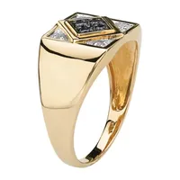 Mens 1/10 CT. T.W. Natural Diamond 10K Gold Fashion Ring