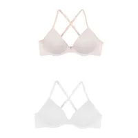 Hanes Little & Big Girls 2-pc. Demi Bra