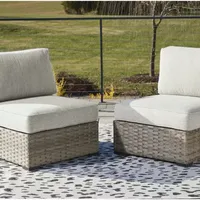 Signature Design by Ashley® Calworth 2-pc. Patio Accent Chair