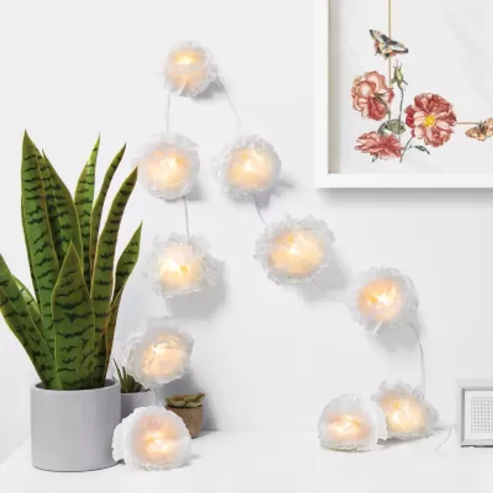 West & Arrow Floral String Light 10 LEDs