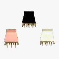 Bijoux Bar Gold Tone 3-pc. Claw Hair Clip