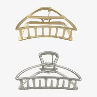 Bijoux Bar Two Tone 2-pc. Claw Hair Clip