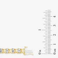 2 CT. T.W. Genuine Diamond 10K Yellow Gold Bracelet