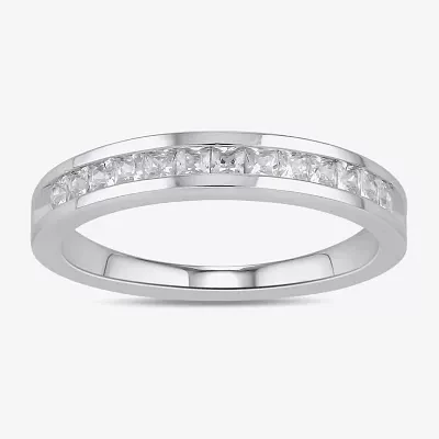 (F / Si2) 1/2 CT. T.W. Lab Grown White Diamond 10K Gold Band