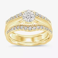 Womens / CT. T.W. Natural White Diamond 14K Gold Ring Guard