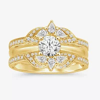 Womens / CT. T.W. Natural White Diamond 14K Gold Ring Guard