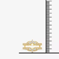 Womens / CT. T.W. Natural White Diamond 14K Gold Ring Guard