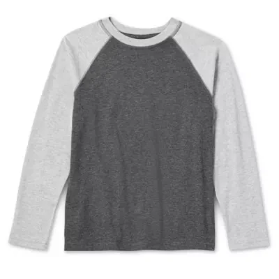 Thereabouts Little & Big Boys Crew Neck Long Sleeve T-Shirt