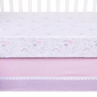 Sammy And Lou Sweet Unicorn 4-pc. Crib Bedding Set