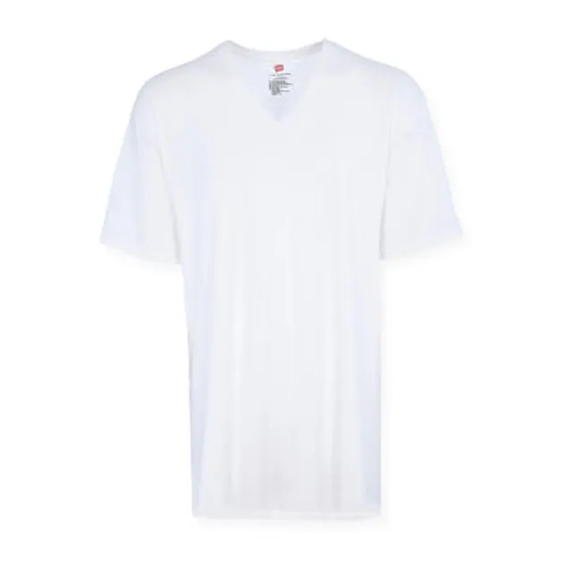 Hanes Fresh Iq Mens 5 Pack Short Sleeve V Neck T-Shirt Big and