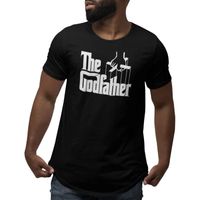 The Godfather Mens Crew Neck Short Sleeve Classic Fit Graphic T-Shirt