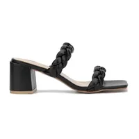 Torgeis Womens Plumeria Heeled Sandals