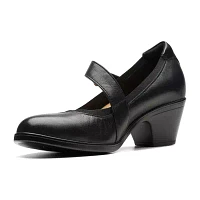 Clarks Womens Emily Mabel Closed Toe Mary Jane Shoes