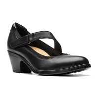 Clarks Womens Emily Mabel Closed Toe Mary Jane Shoes