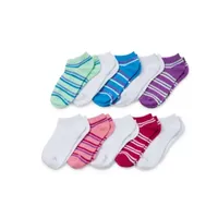 Thereabouts Little & Big Girls 10 Pair Low Cut Socks