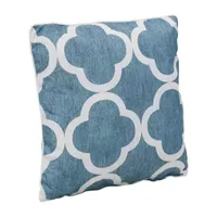 Net Health Shops Indoor/Outdoor Throw Square Blue Pillow - Set Of 2