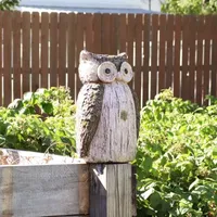 Net Health Shops Ophelia The Woodland Owl Statue Yard Stake