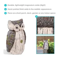 Net Health Shops Ophelia The Woodland Owl Statue Yard Stake