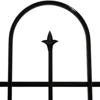 Net Health Shops Border Fence Panels Metal 2-pc. Garden Trellis