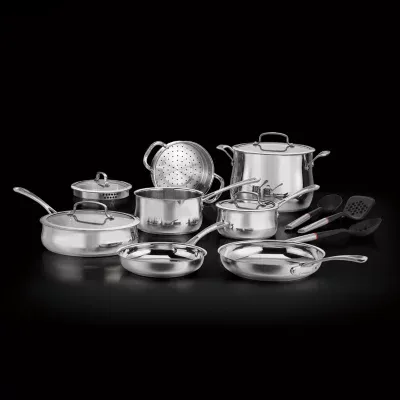 Cuisinart Contour Stainless Steel 14-pc. Cookware Set With Tools