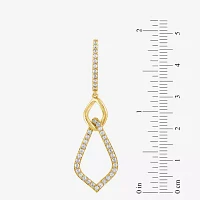 (G / Si2) 1 CT. T.W. Lab Grown White Diamond 10K Gold Drop Earrings