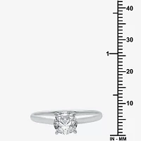 (F / VS2) Womens 1 CT. Lab-Grown White Diamond 14K Gold Round Solitaire Engagement Ring