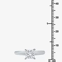 1 CT. Lab-Grown (G-H / SI1-SI2) Diamond Princess-cut Solitaire Engagement Ring 10K Gold