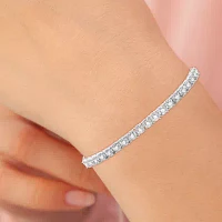 (G/ Si1-Si2) 1 CT. T.W. Lab Grown Diamond Sterling Silver Bolo Bracelet