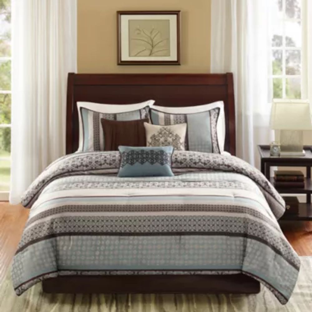 Madison Park Harvard 7-pc. Jacquard Comforter Set