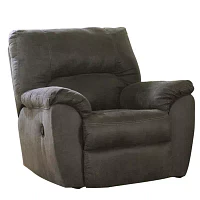 Signature Design by Ashley® Tambo Rocker Recliner in Pewter