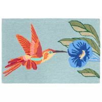 Liora Manne Frontporch Hummingbird Hand Tufted Rectangular Rugs & Floor Coverings Indoor Outdoor Animal Accent Rugs