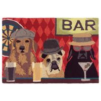 Liora Manne Frontporch Bar Patrol Hand Tufted Rectangular Rugs & Floor Coverings Indoor Outdoor Animal Accent