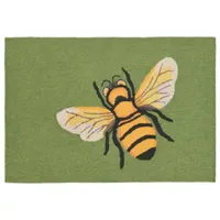 Liora Manne Frontporch Bee Animal Hand Tufted Indoor Outdoor Rectangular Accent Rug